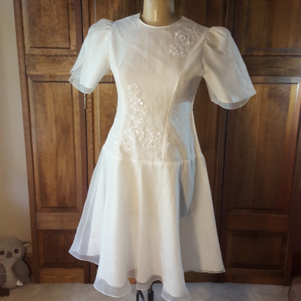 Raffaella VTG Wedding Dress, Sz 6